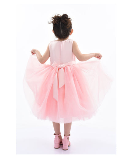 kidsatelier-tulleen-TAR03-Peach-pink-pearl-bow-tulle-dress