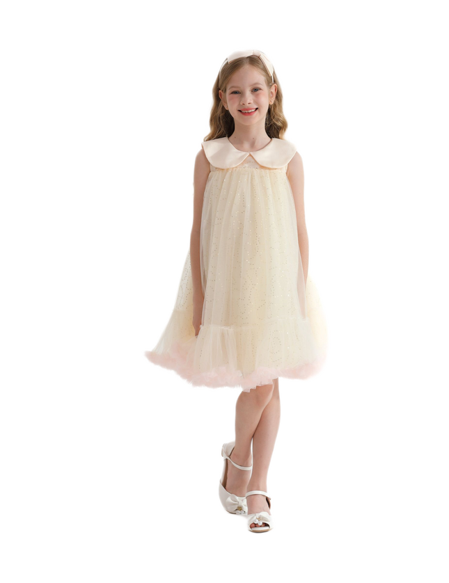 kidsatelier-tulleen-TAR2305-champagne-caledonia-pleated-dress