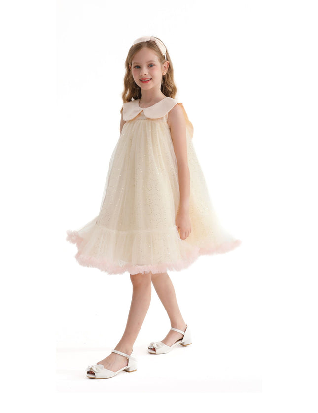 kidsatelier-tulleen-TAR2305-champagne-caledonia-pleated-dress