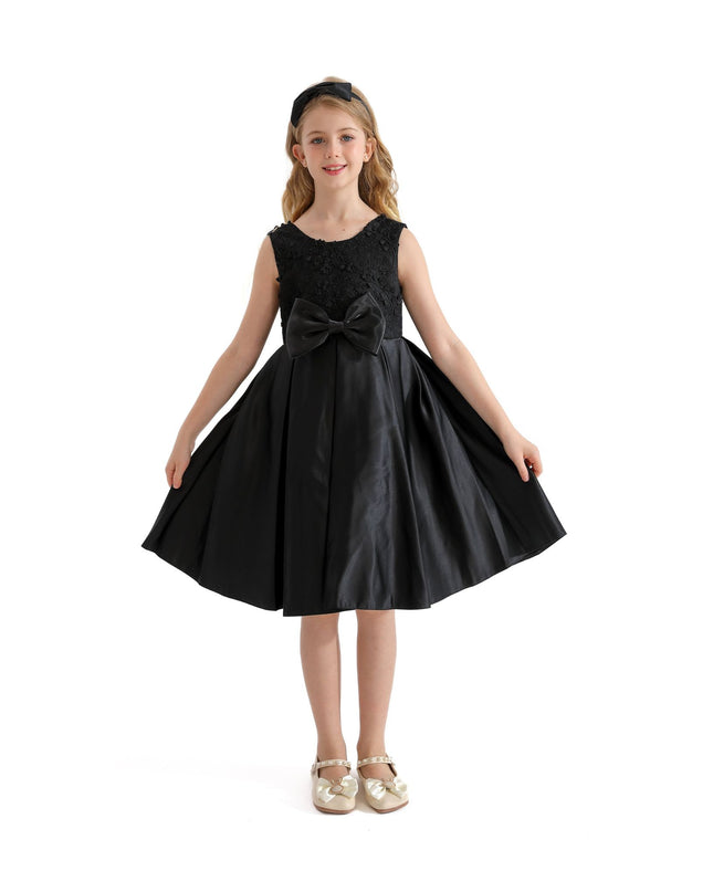 Kidsatelier-tulleen-TAV-24060-Black-hampton-double-bow-dress