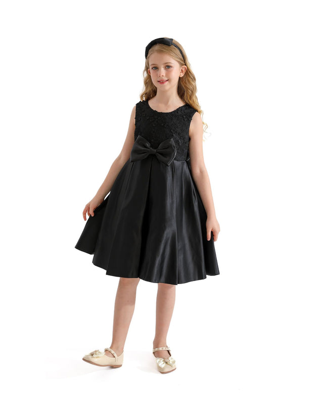 Kidsatelier-tulleen-TAV-24060-Black-hampton-double-bow-dress