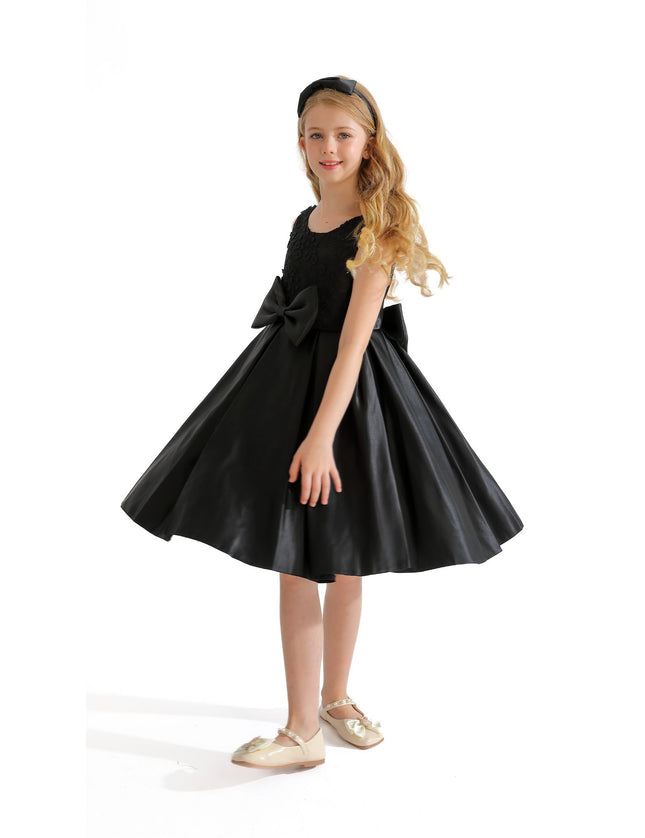 Kidsatelier-tulleen-TAV-24060-Black-hampton-double-bow-dress