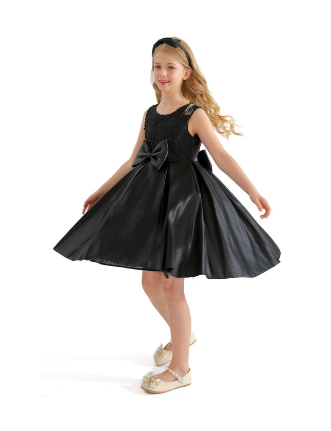 Kidsatelier-tulleen-TAV-24060-Black-hampton-double-bow-dress