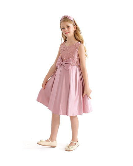 Kidsatelier-tulleen-TAV-24060-Pink-hampton-double-bow-dress