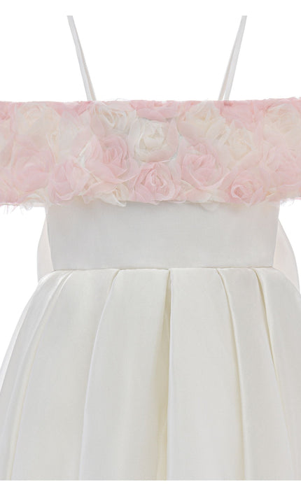 kidsatelier-tulleen-White-Claire-Cascade-Rose-Dress