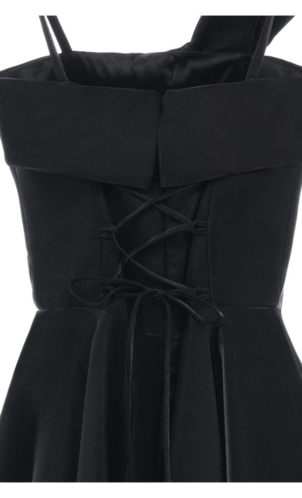 kids atelier tulleen Black Elara Bow Gown