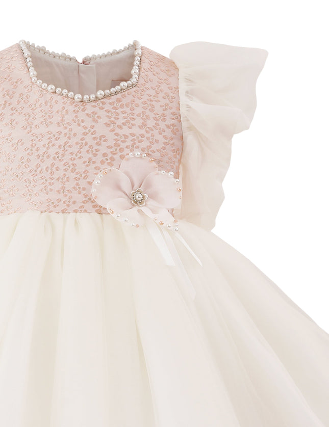 kids atelier tulleen Pink Sequin Tulle Occasion Dress
