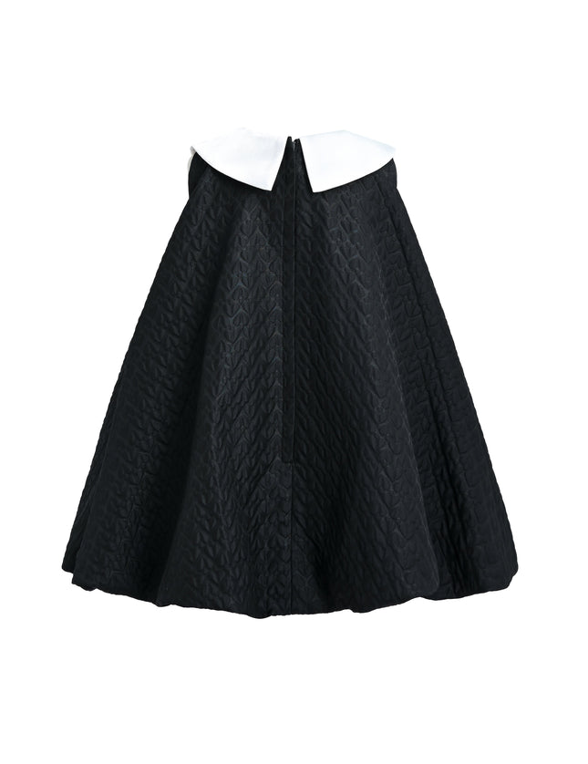 kids atelier tulleen Black Textured Party Dress