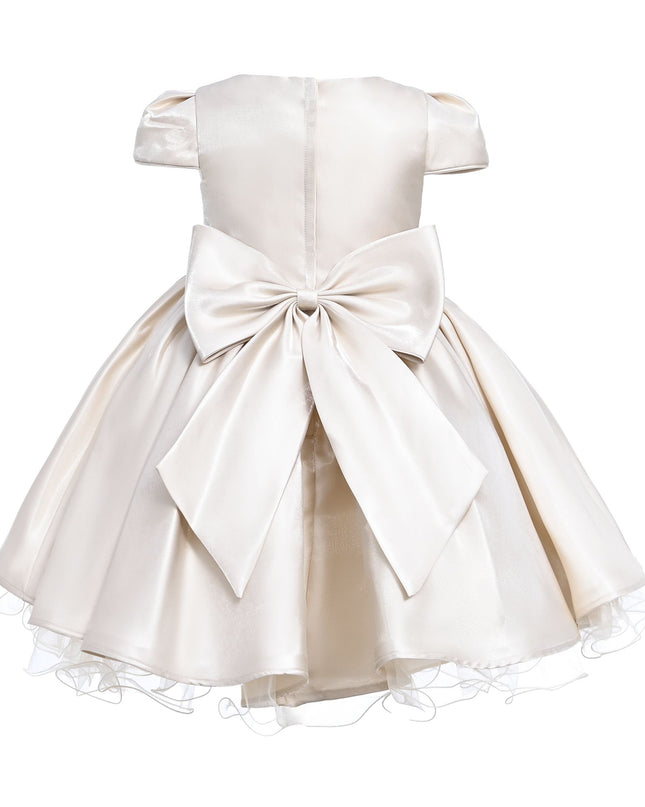 kidsatelier-tulleen-THG2350-Champagne-bow-short-solera-dress