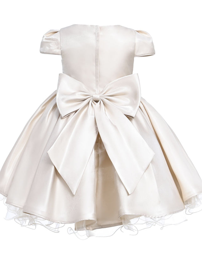 kidsatelier-tulleen-THG2350-Champagne-bow-short-solera-dress