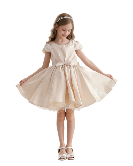 kidsatelier-tulleen-Champagne-Bow-Short-Solera-Dress