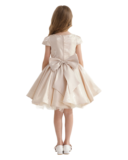kidsatelier-tulleen-Champagne-Bow-Short-Solera-Dress