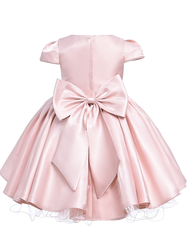 kidsatelier-tulleen-Pink-Bow-Short-Solera-Dress