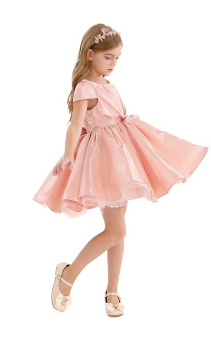 kidsatelier-tulleen-Pink-Bow-Short-Solera-Dress