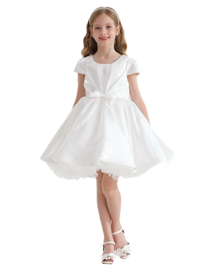 kidsatelier-tulleen-White-Bow-Short-Solera-Dress