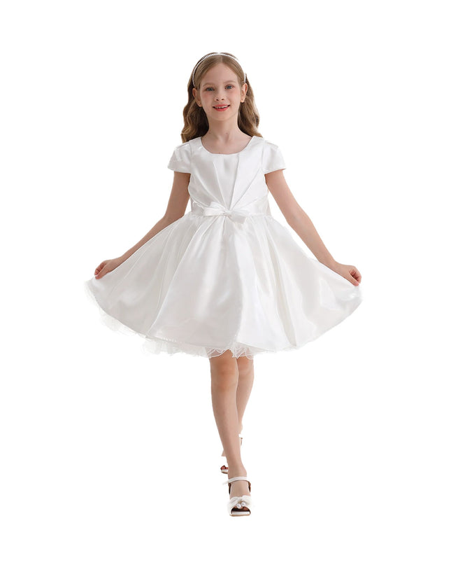 kidsatelier-tulleen-THG2350-White-bow-short-solera-dress
