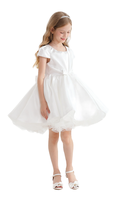 kidsatelier-tulleen-White-Bow-Short-Solera-Dress