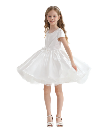 kidsatelier-tulleen-White-Bow-Short-Solera-Dress