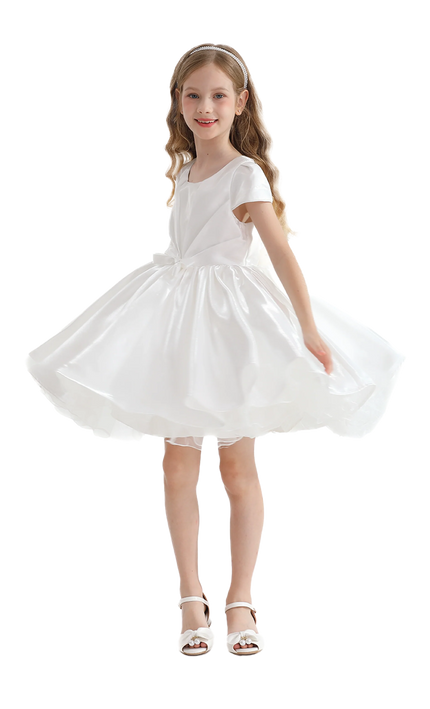 kidsatelier-tulleen-White-Bow-Short-Solera-Dress