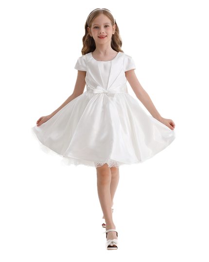 kidsatelier-tulleen-White-Bow-Short-Solera-Dress