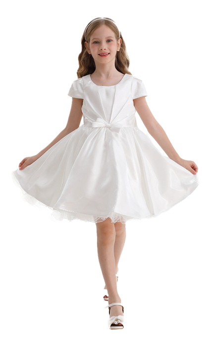 kidsatelier-tulleen-White-Bow-Short-Solera-Dress