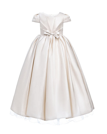 kidsatelier-tulleen-THG2351-Champagne-bow-long-brea-dress