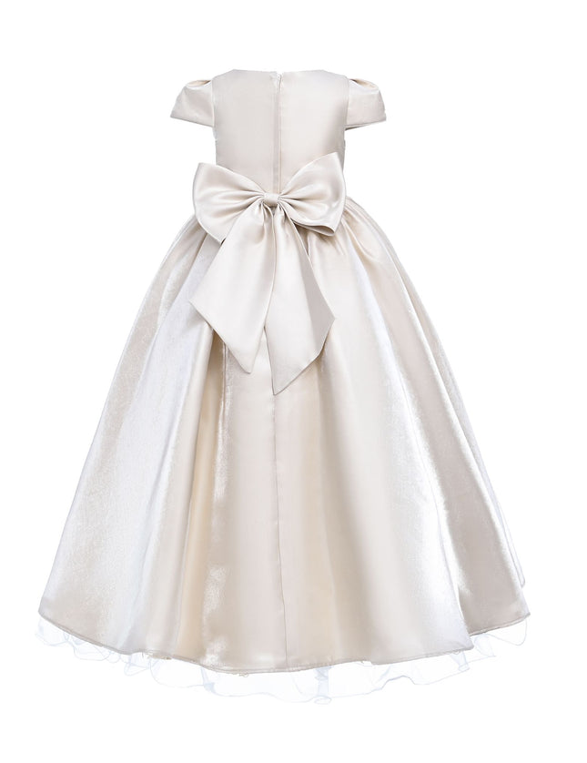 kidsatelier-tulleen-THG2351-Champagne-bow-long-brea-dress