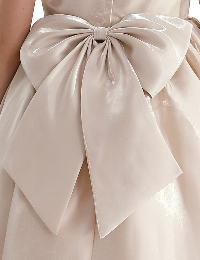kidsatelier-tulleen-THG2351-Champagne-bow-long-brea-dress