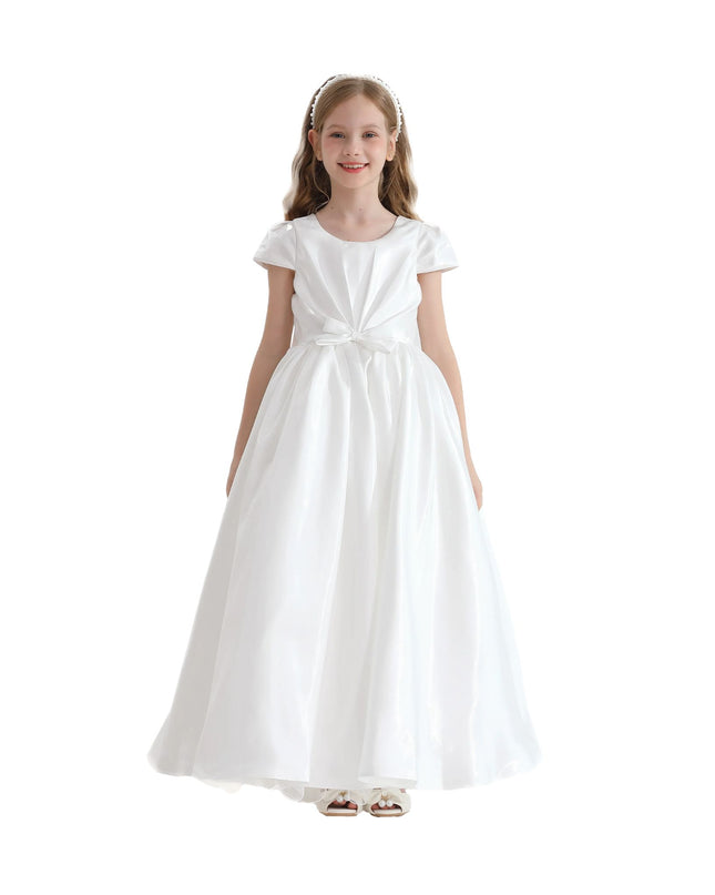 kidsatelier-tulleen-THG2351-White-bow-long-brea-dress