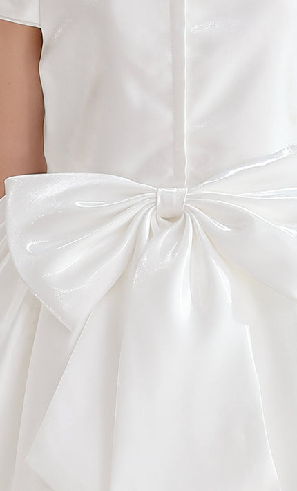 kidsatelier-tulleen-White-Bow-Long-Brea-Dress