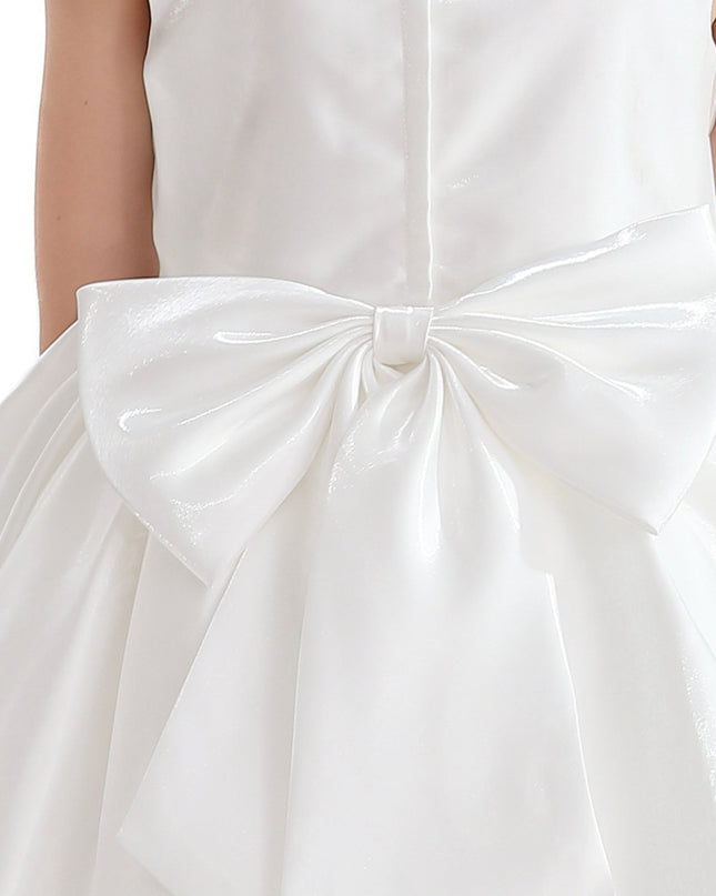 kidsatelier-tulleen-THG2351-White-bow-long-brea-dress
