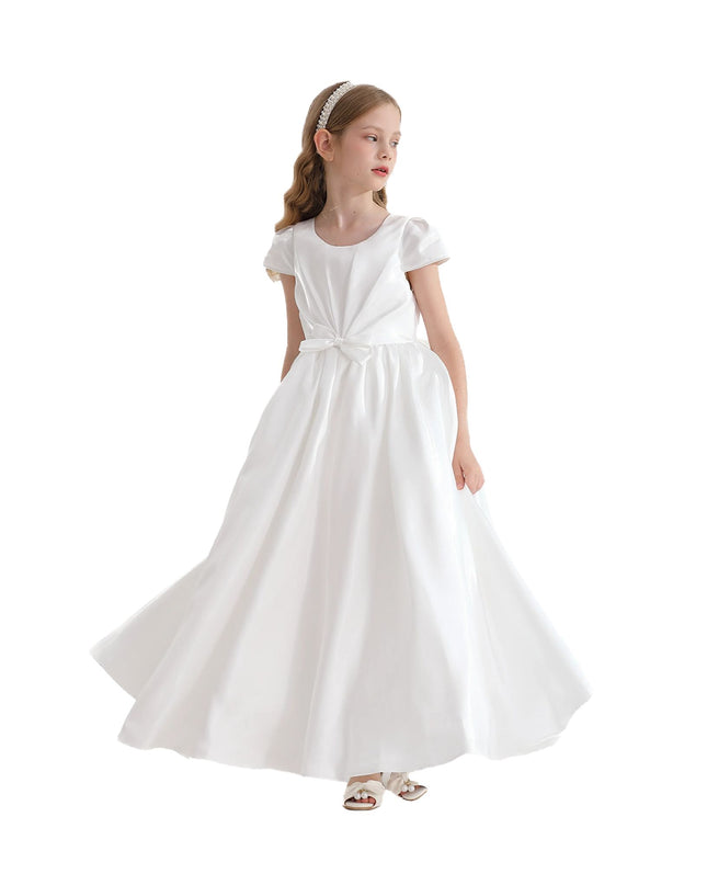 kidsatelier-tulleen-THG2351-White-bow-long-brea-dress