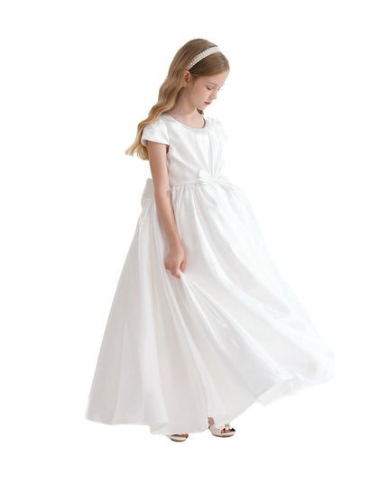 kidsatelier-tulleen-THG2351-White-bow-long-brea-dress