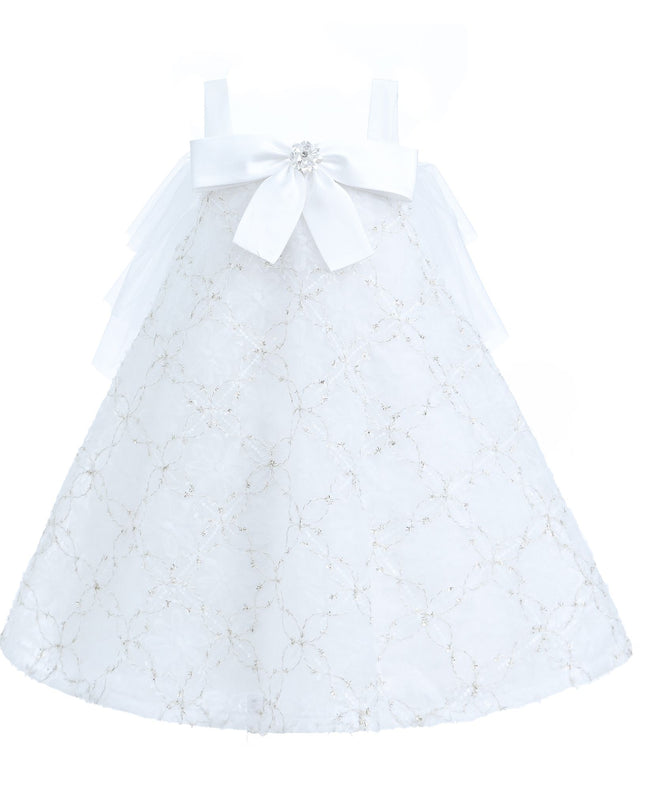 Kidsatelier-tulleen-THG8050-white-floral-bow-cadiz-dress