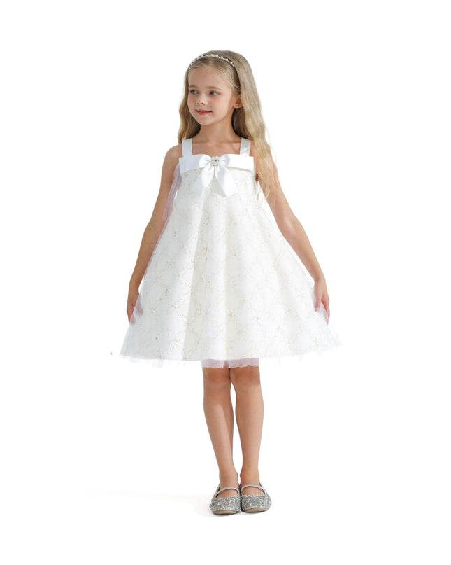 Kidsatelier-tulleen-THG8050-white-floral-bow-cadiz-dress