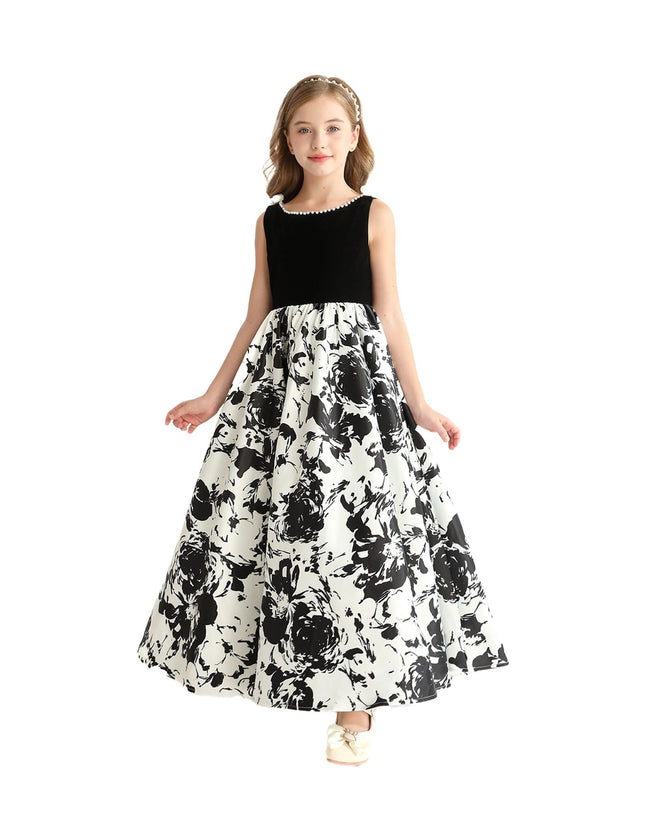 kidsatelier-tulleen-THG8141-black-and-white-abstract-dalmeny-dress