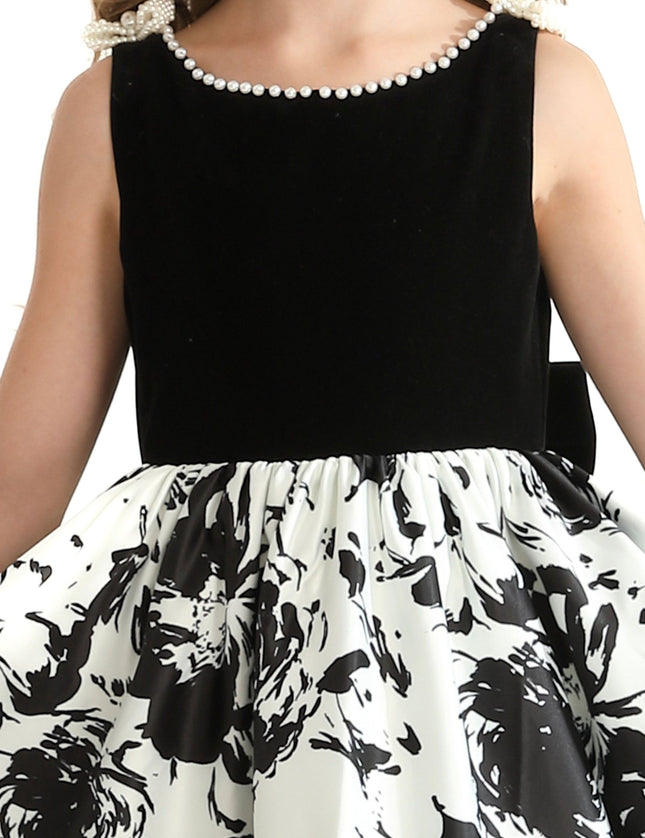 kidsatelier-tulleen-THG8141-black-and-white-abstract-dalmeny-dress