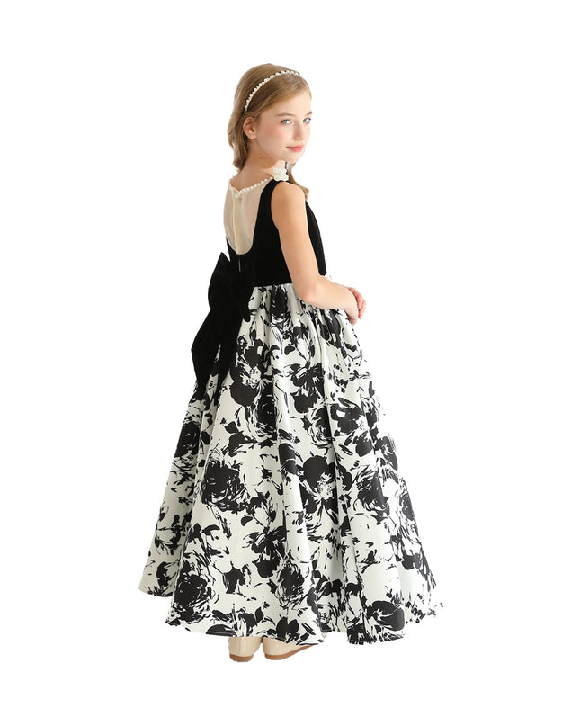 kidsatelier-tulleen-THG8141-black-and-white-abstract-dalmeny-dress