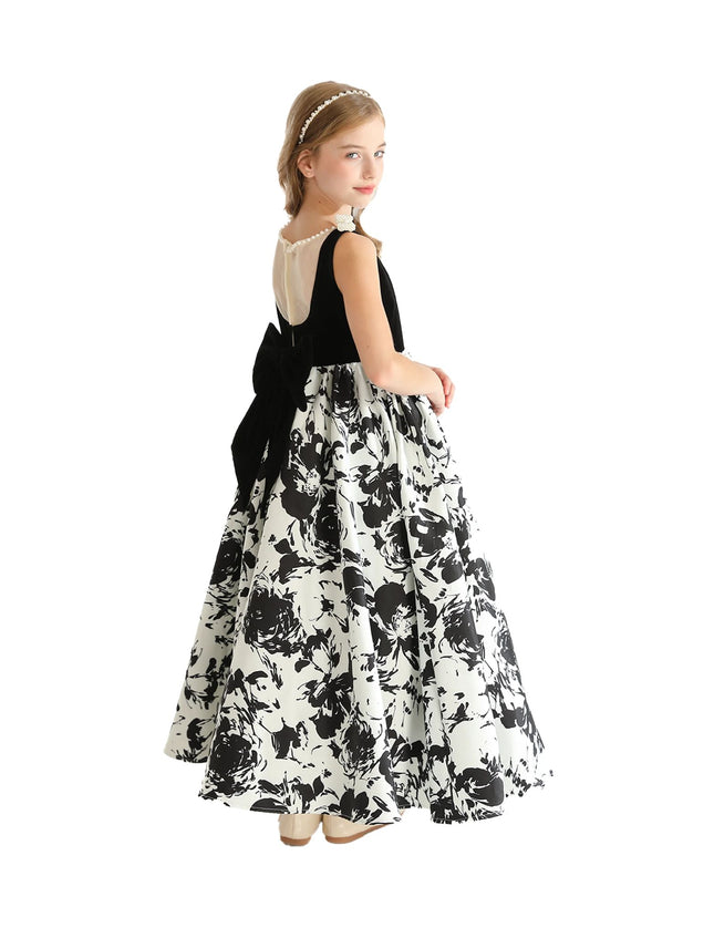 kidsatelier-tulleen-THG8141-black-and-white-abstract-dalmeny-dress