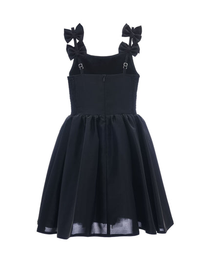 kidsatelier-tulleen-TJ-3115-Black-bow-dumont-dress