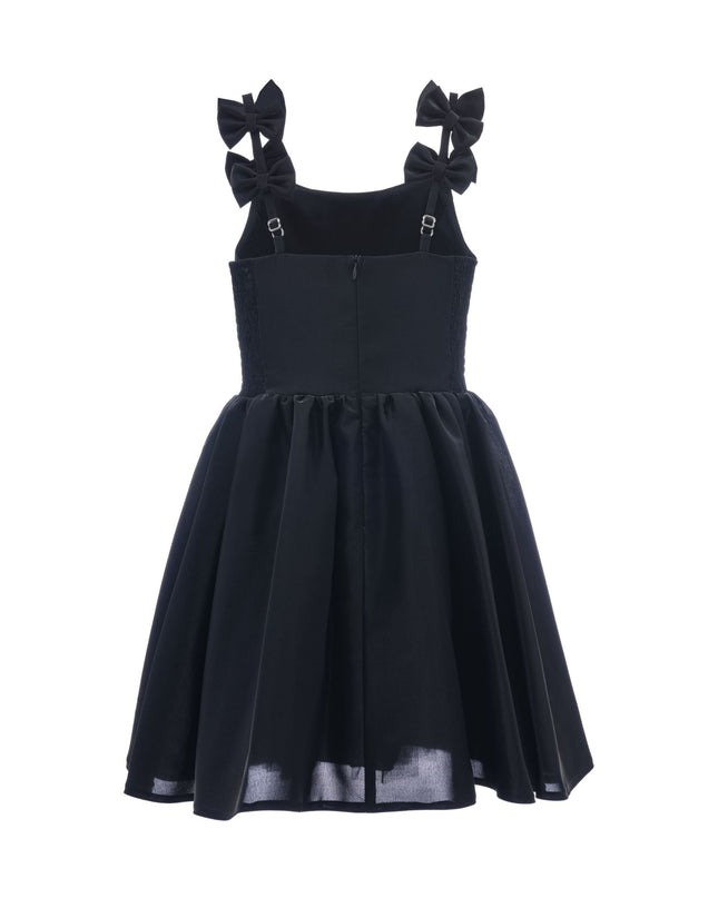 kidsatelier-tulleen-TJ-3115-Black-bow-dumont-dress