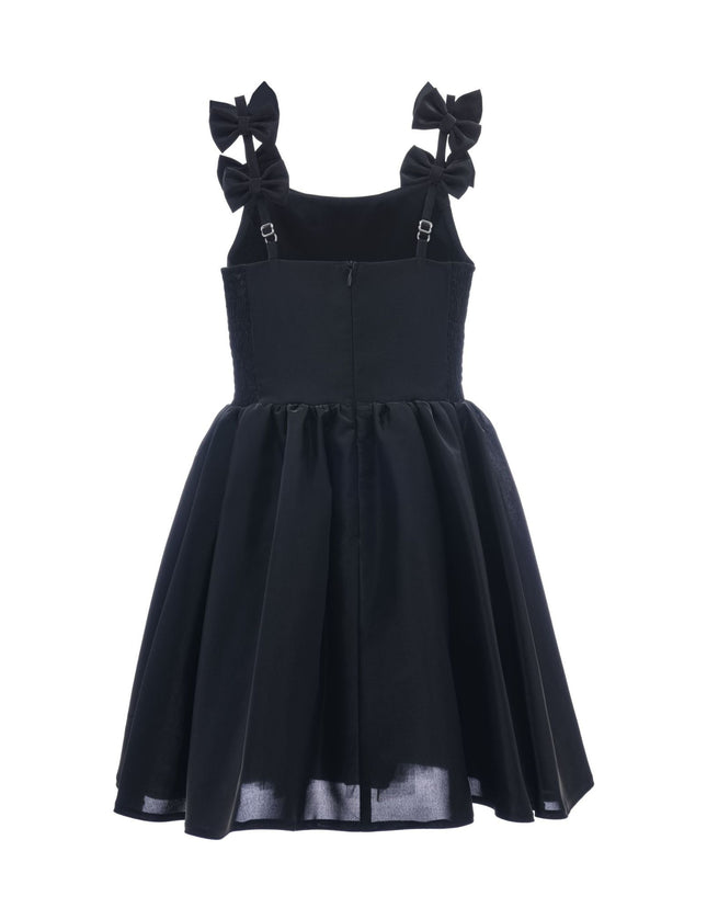 kidsatelier-tulleen-TJ-3115-Black-bow-dumont-dress