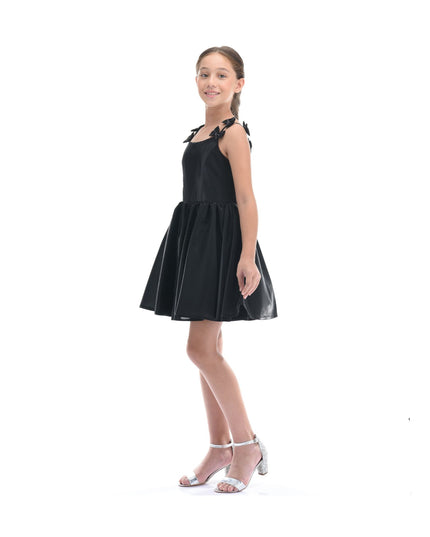 kidsatelier-tulleen-TJ-3115-Black-bow-dumont-dress