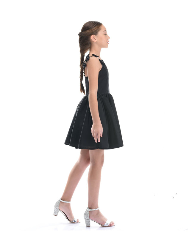 kidsatelier-tulleen-TJ-3115-Black-bow-dumont-dress