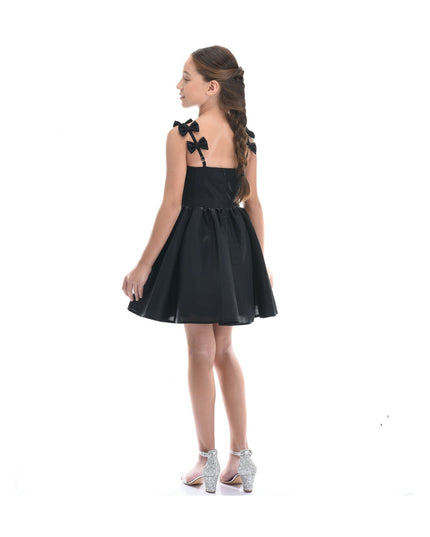 kidsatelier-tulleen-TJ-3115-Black-bow-dumont-dress