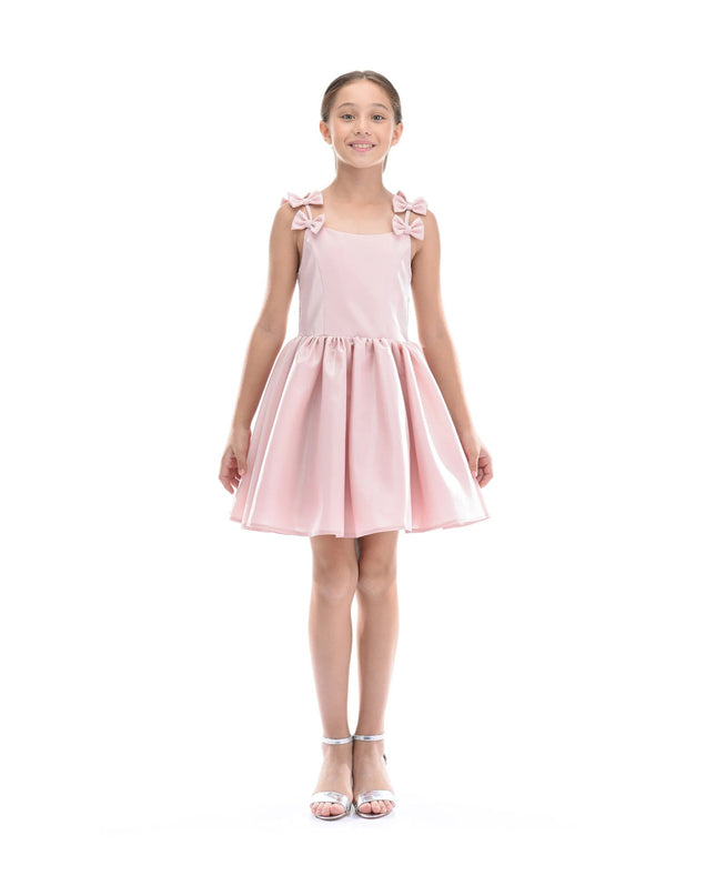 kidsatelier-tulleen-TJ-3115-Pink-bow-dumont-dress