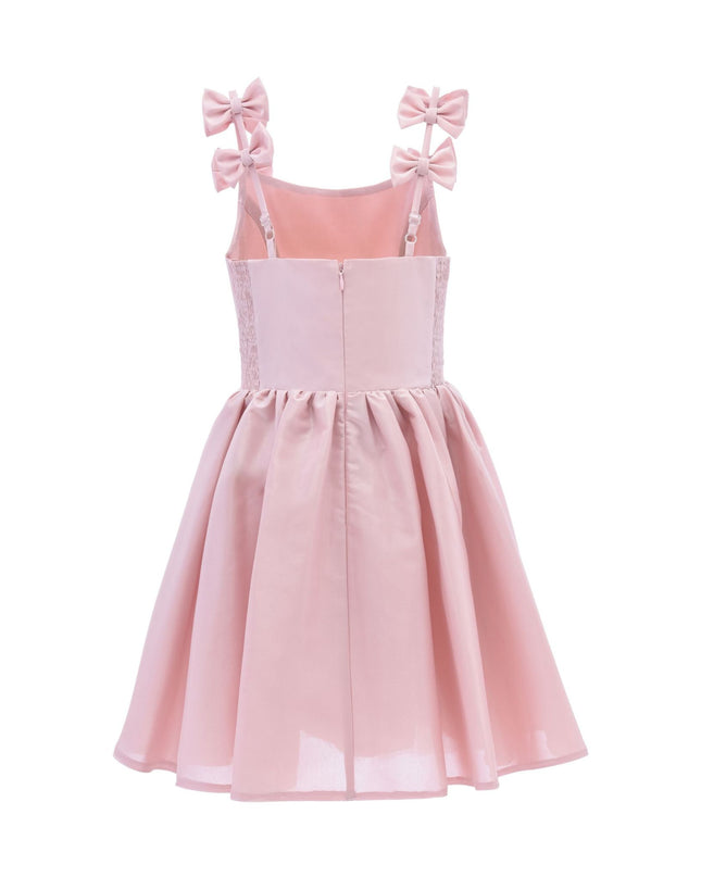 kidsatelier-tulleen-TJ-3115-Pink-bow-dumont-dress