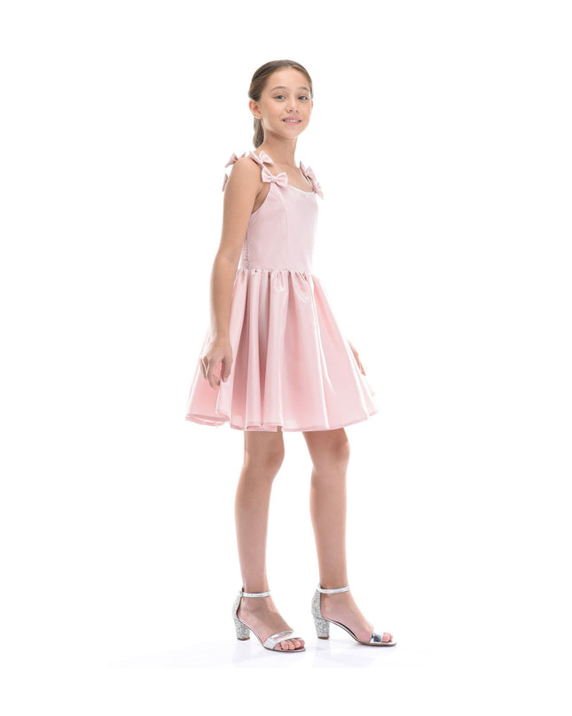 kidsatelier-tulleen-TJ-3115-Pink-bow-dumont-dress