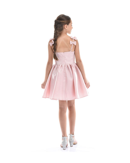 kidsatelier-tulleen-TJ-3115-Pink-bow-dumont-dress