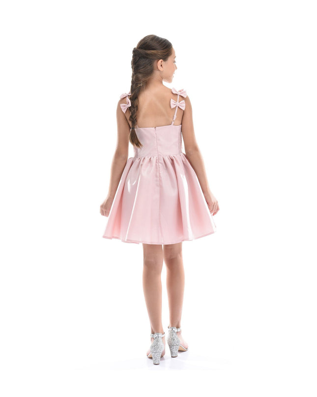 kidsatelier-tulleen-TJ-3115-Pink-bow-dumont-dress